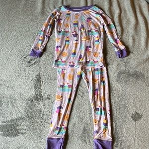 Little Sleepies purple ice print 2T Pajamas